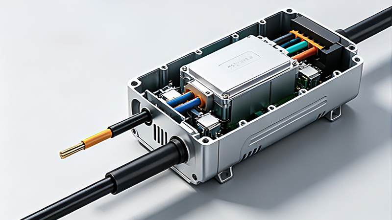 Bộ nguồn bên trong của cọc sạc DC tích hợp